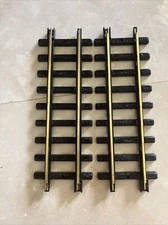 New Bright Holiday Express 2 STRAIGHT TRACKS 384 Series POLISHED track 385 387