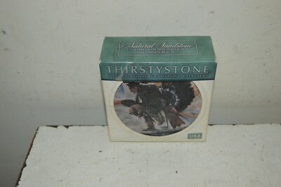 SET 4 INDISCHE STEINZEUG UNTERSETZER THIRSTYSTONE SANDSTONE COASTER NEU