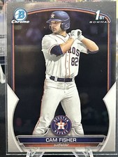 2023 Bowman Draft Cam Fisher 1st Chrome Houston Astros