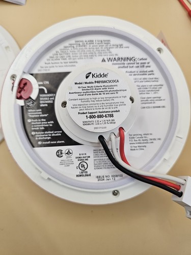 Nueva alarma fotoeléctrica de humo y monóxido de carbono Kidde 2024 P4010ACSCOCA - Imagen 2 de 2