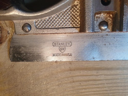 De colección Stanley Nº 45 Avión Stock Principal Antiguo Carpintería Herramientas de Mano Herramienta de Carpintería - Imagen 4 de 5