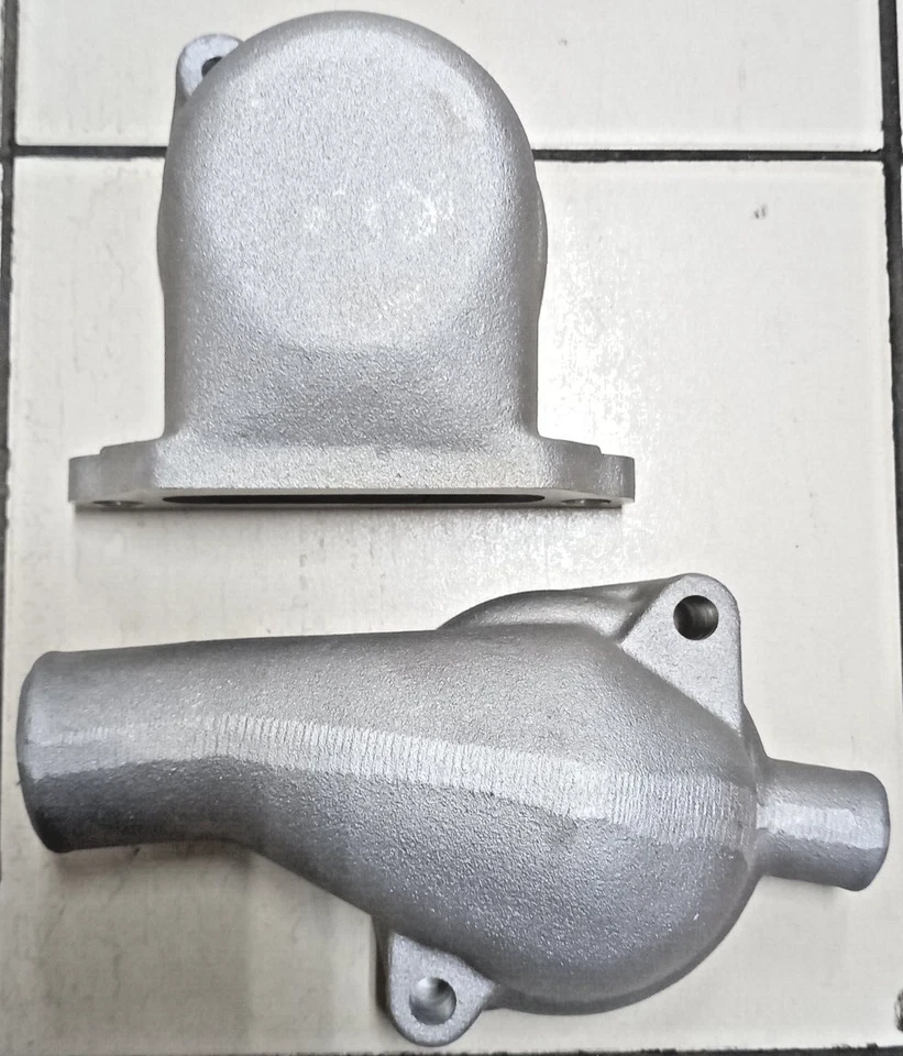 THERMOSTAT HOUSING SET X 4 FJ40 FJ43 FJ45 FJ55 TOYOTA LAND CRUISER OEM-1968-1979 - Image 2 of 4