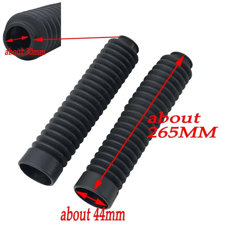 Rubber Front Shock Absorber Protection Set For Honda Suzuki Kawasaki Yamaha - Image 2 of 4