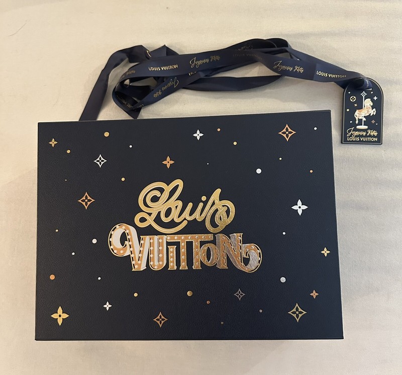 RARE Louis Vuitton 2024 Holiday Box "An Enchanted Carousel Adventure" LARGE