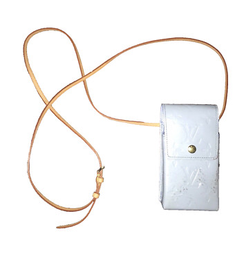 Louis Vuitton Monogram Crossbody iPhone Kameratasche kleine Tasche Echtleder blau