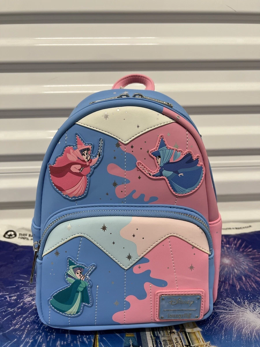 loungefly sleeping beauty fairies backpack