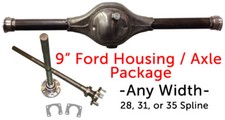 9 Inch Ford Rearend Housingaxle Package - Bare - Custom Width - New Tubes 9 Inch Ford Rearend Housingaxle Package - Bare - Custom Width - New Tubes