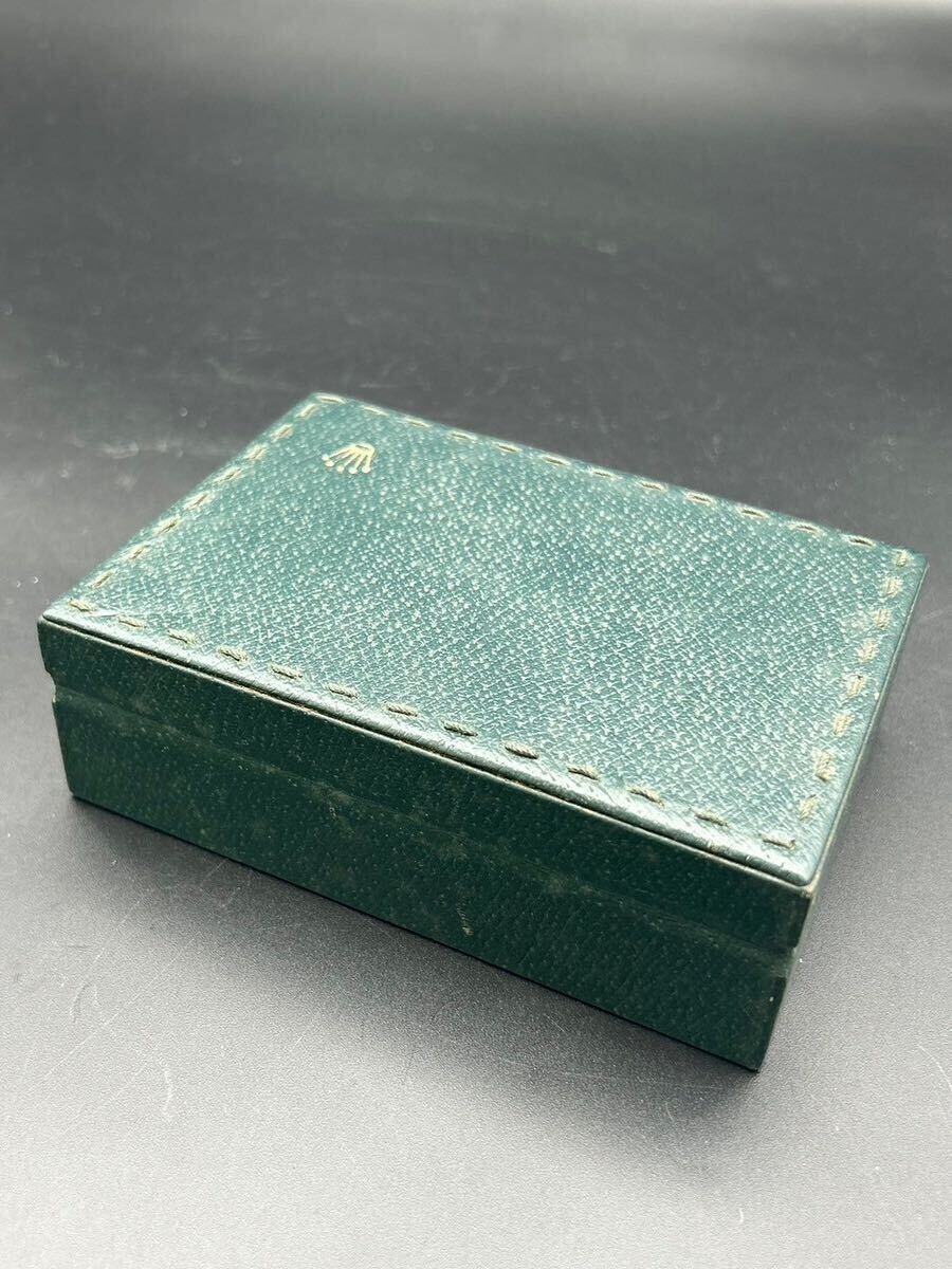 VINTAGE GENUINE ROLEX Green watch box case no inner 68.00.3 wood 240903001yA