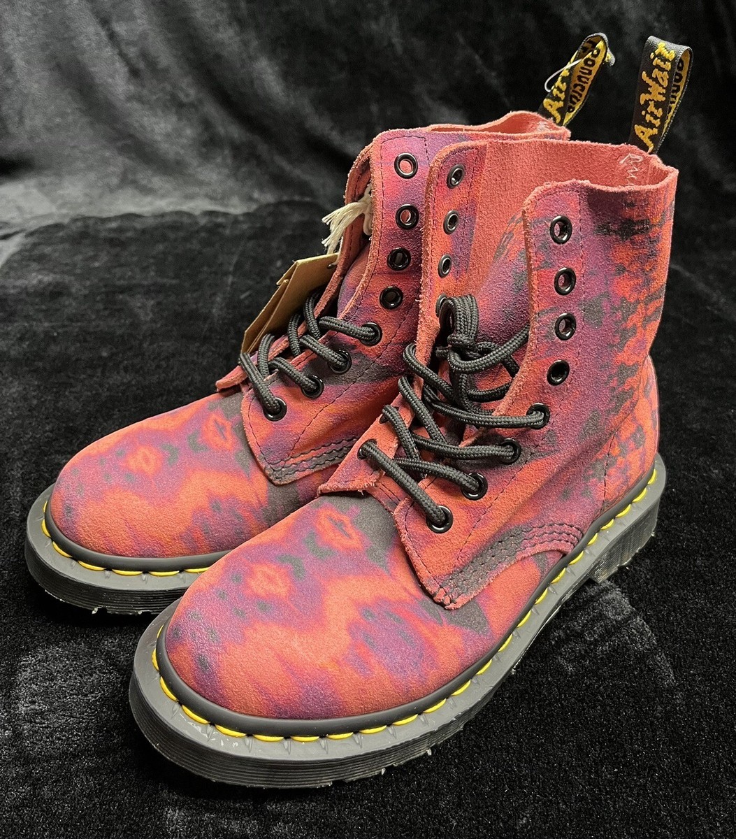 NWOT Dr. Martens Tie Dye 1460 Pascal Lace-Up Boots.             Size 7M/8L Dr. Martens 1460 Pascal Tie Dye Boots | Free People main image 2