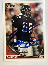 JESSIE TUGGLE Signed Auto Autographed 1994 Topps Card Atlanta Falcons #305