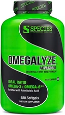 Species Omegalyze Advanced Ideal Omega 3,6,9 Fatty Acid Blend 180 Softgels New