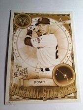 2019 Topps Allen & Ginter Baseball Star Signs 5x7 Buster Posey Giants 43 02/10