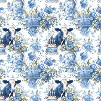 Blaue Kuh Bild Polymer Ton Schneider | 3D gedrucktes Ton Werkzeug | IrisCrafts7 UK