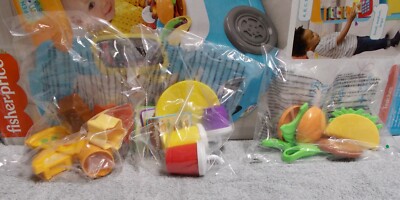NEW FISHER PRICE COMPLETE SET REPLACEMENT PIECES LAUGH & LEARN FOOD TRUCK