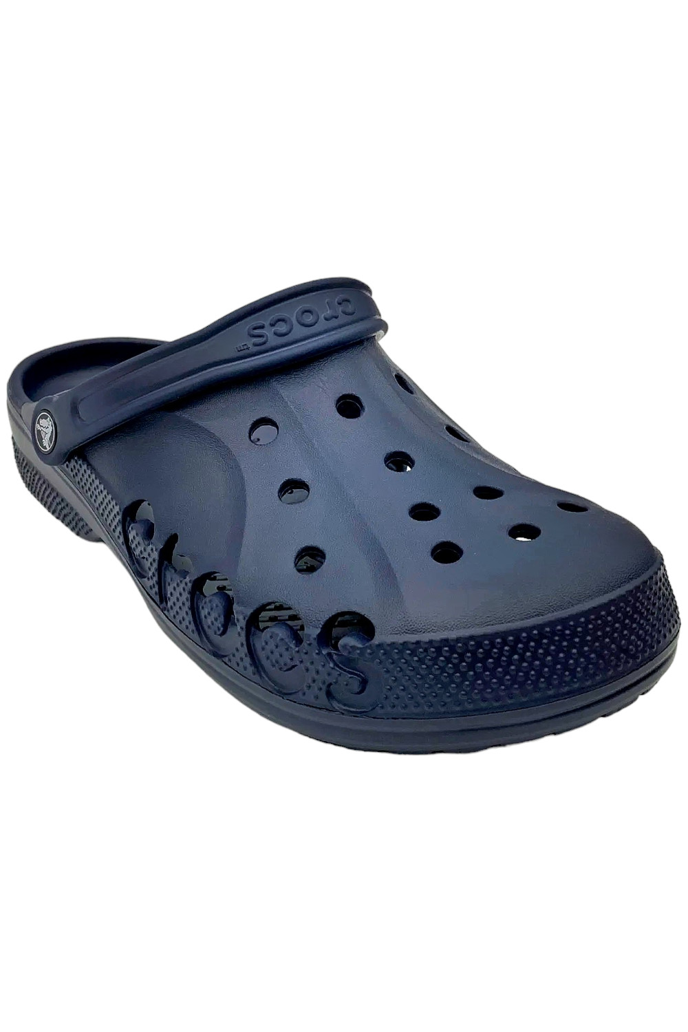 Мужские сабо-слипоны Baya Crocs темно-синего цвета
