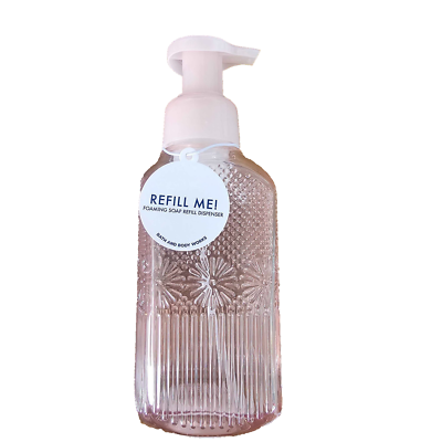 #ad Bath amp; Body Works Pink Floral Gentle Clean Foaming Hand Soap 8.75oz Dispenser $18.00