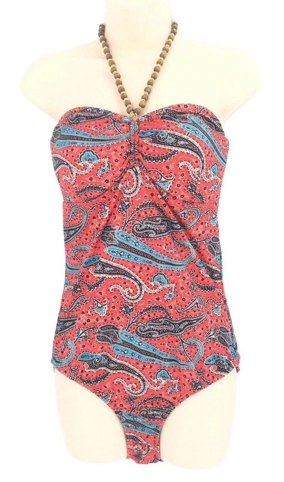 Shoshanna Multicolor Una Pieza Corbata Clásico Mujer Verano Traje de Baño Talla 8 Foto 2 de 3