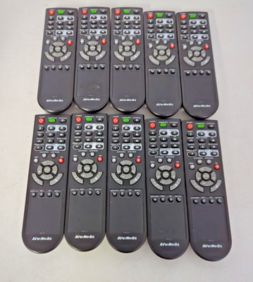 LOT OF 10 AVerMedia RM-LS REMOTE CONTROL