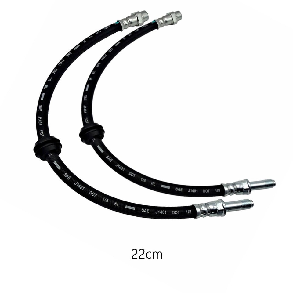 2x Sturdy Brake Hose Line Wear Resistant Auto Braking Line Pipe for 3er