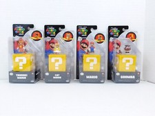 Lot of 4 Super Mario Bros Movie 1 inch Figures Jakks Pacific Nintendo NEW SEALED