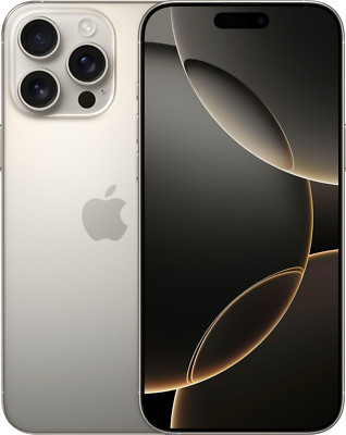 Apple iPhone 16 Pro Max - Titan Natur - 1 TB | Neu | Händler (diff-bes.)
