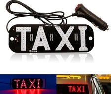 Multi-Functional LED Taxi Roof Sign Magnetic/Suction Cup Dual-Use Design USA