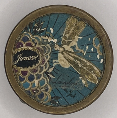 1923 Makeup Powder Rouge Compact by Langlois of NY, Juneve line of cosmetics