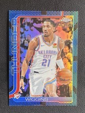 Aaron Wiggins 2025-26 Topps Chrome Blue Basketball Refractor Base /150 #196