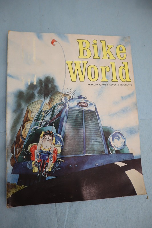 Bike World Magazine February 1975 issue