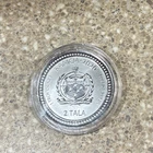 2020 1oz .999 Fine Silver Round Samoa 2 Tala
