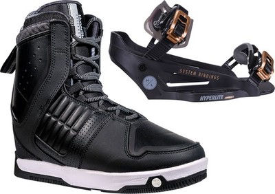 HYPERLITE Wakeboard Bindung Wakeboardboot SYSTEM LOWBACK 2026 inkl. FREEPRESS Bo