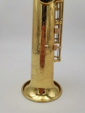 Japan YSS-82Z Bb Straight Soprano Saxophone Brass Gold W/Natural Shell Keys Case