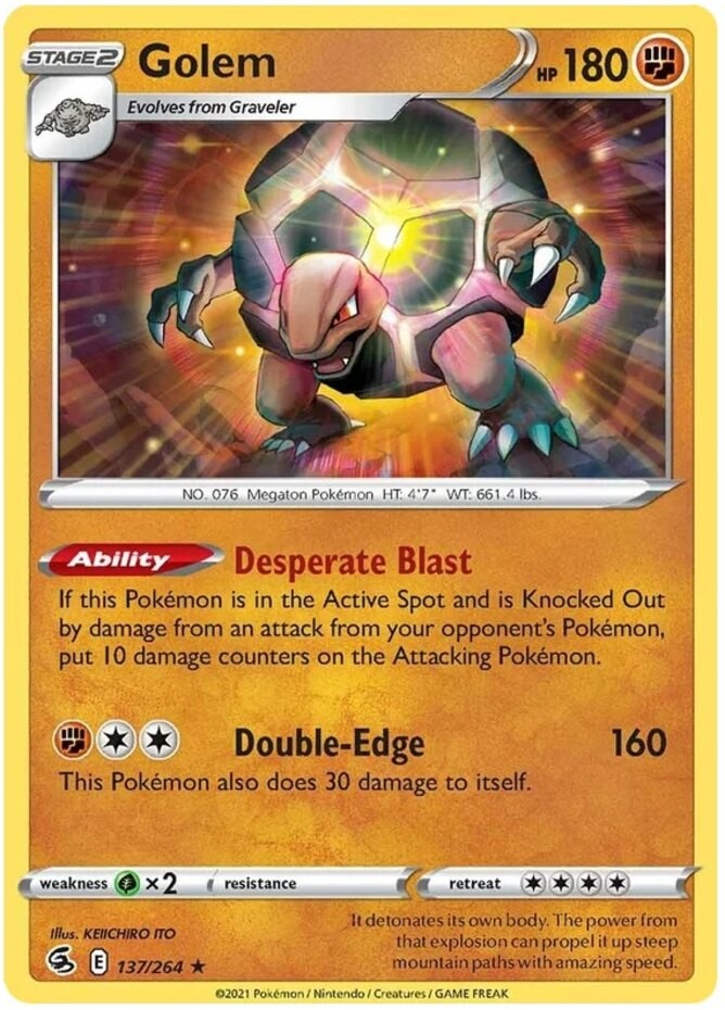 Golem - 137/264 - Rare - Lightly Played