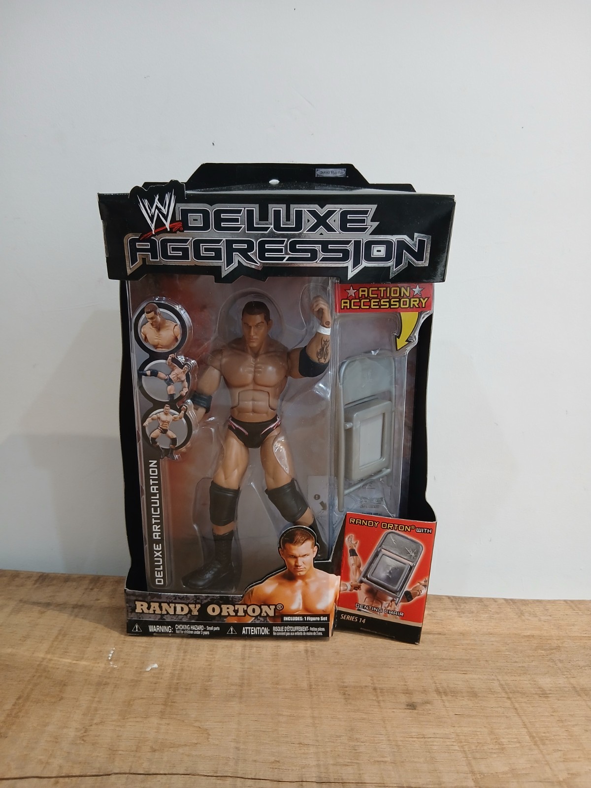 WWE Wrestling Figure Deluxe Aggression RANDY ORTON Series 14 Jakks New Accessory
