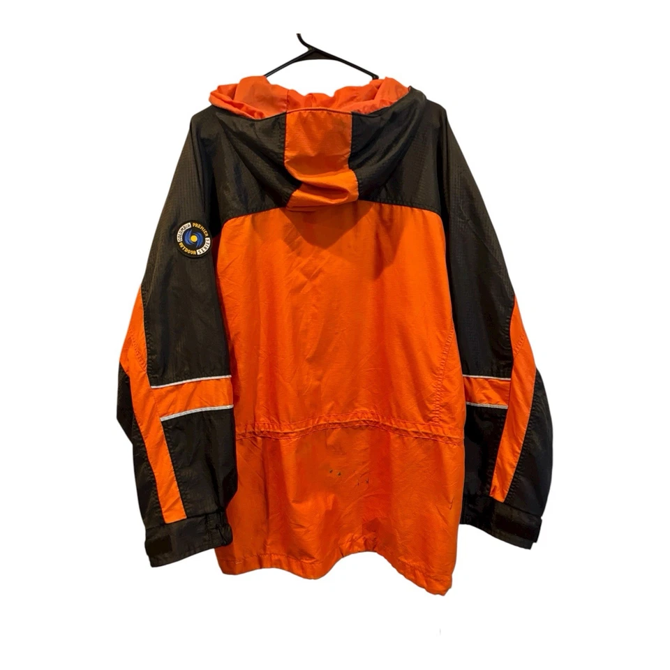 Chaqueta Exterior Columbia Premier Vintage Naranja Negra Años 90 Hecha en Corea Hombre’s L Foto 2 de 4