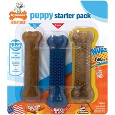 Nylabone Variety Flavor Puppy Starter Pack N102PSKWXR Nylabone N102PSKWXR