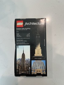 LEGO Architecture Empire State Building 21002 Complete Set 77 Pieces Boxed 2008