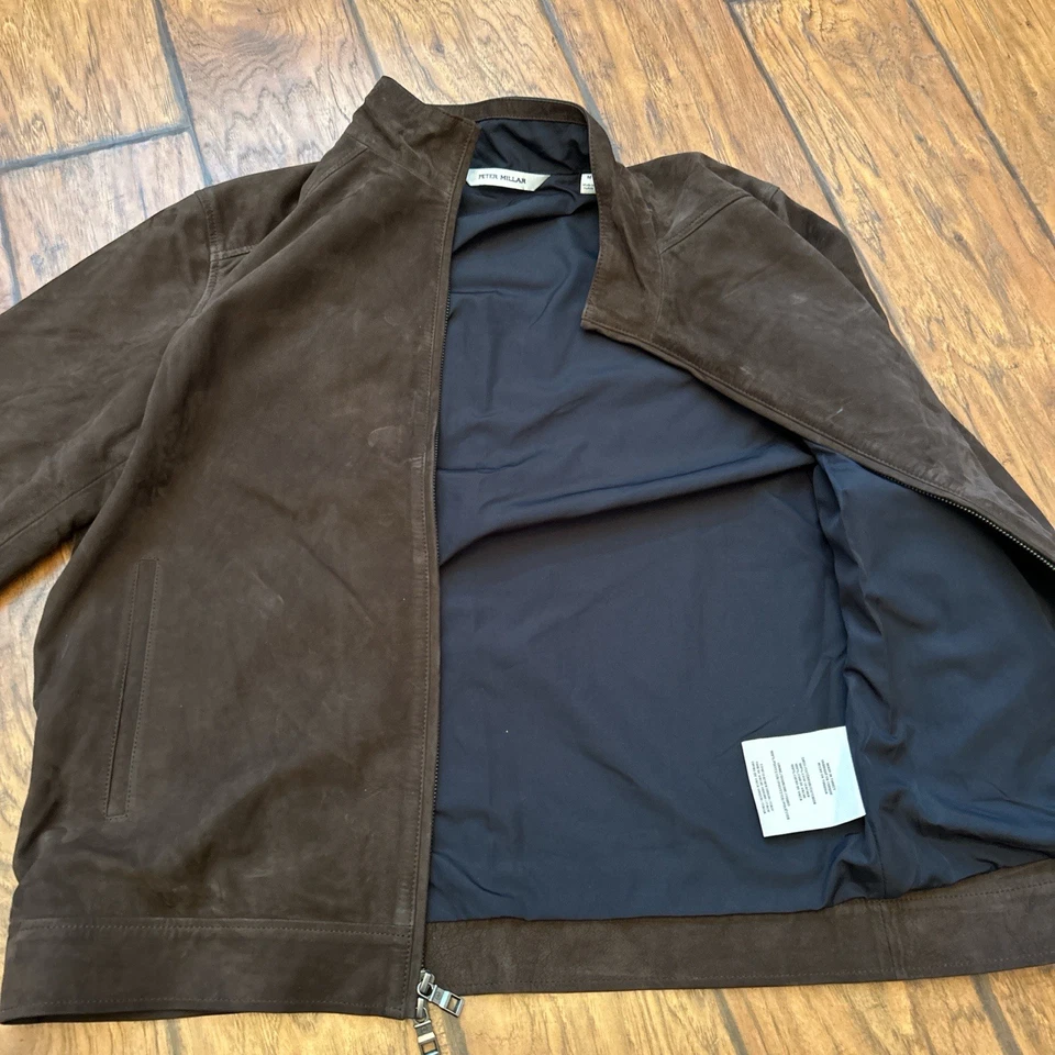 Peter Millar Suede Jacket Medium - Image 2 of 4
