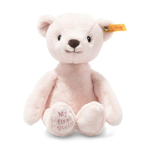 Steiff 242137 Soft Cuddly Friends My First Teddy Bear, Orchid Pink, 26 cm 