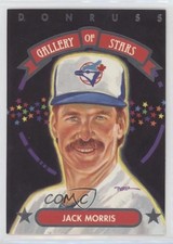 1992 Donruss Triple Play Gallery of Stars Jack Morris #GS-3 HOF 6a4