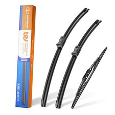 24" 17" Windshield Wiper Blades with 13" Rear Wiper Replacement for GMC