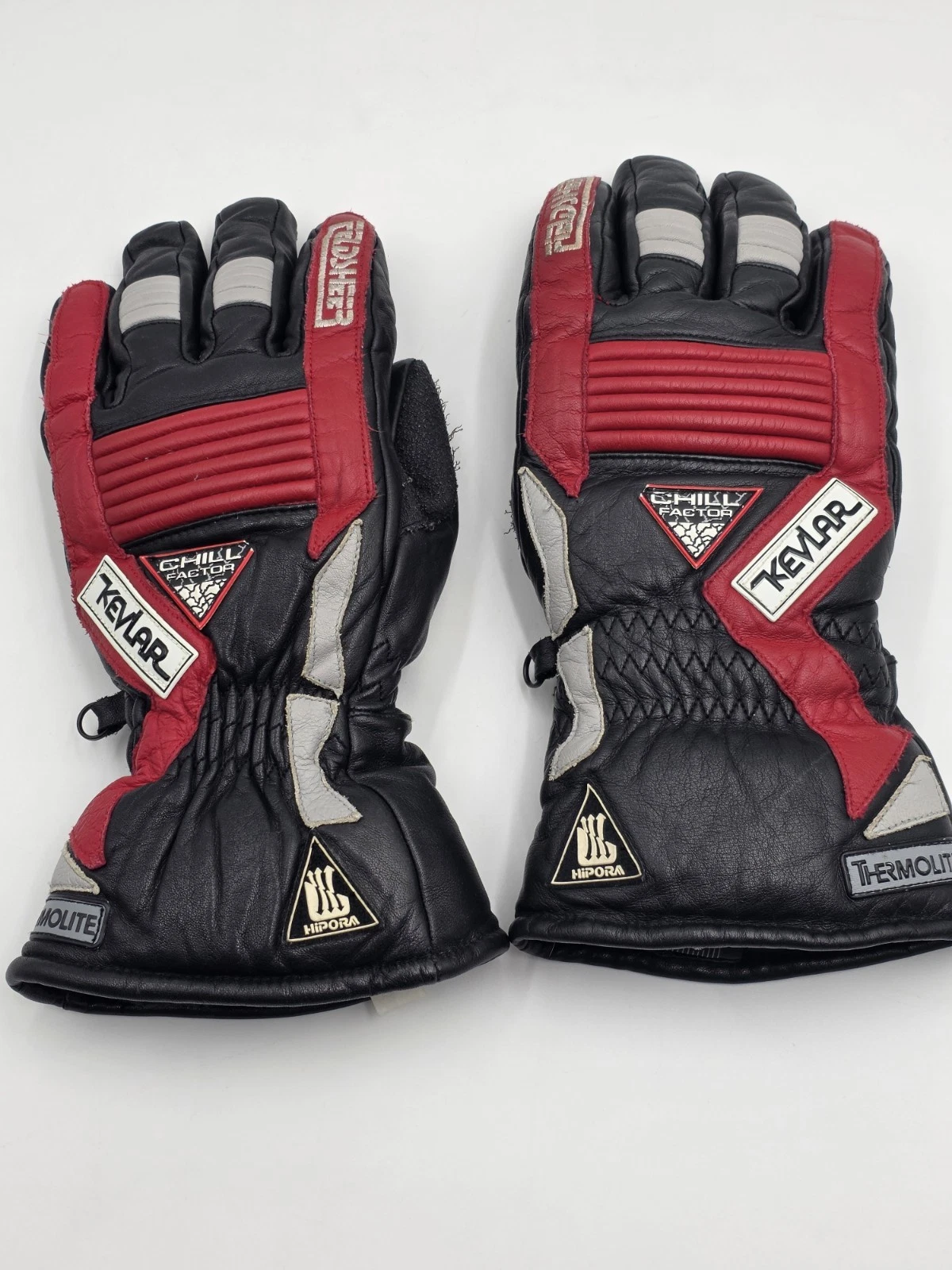 Vtg Chill-Factor Snow Wear Fieldsheer Leather Snowmobile Gloves Red Thermolite M
Opens in a new wind