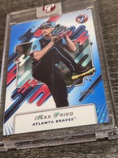 2025 TOPPS Pristine #274 - MAX FRIED - ENCASED BLUE PULSAR REFRACTOR /75