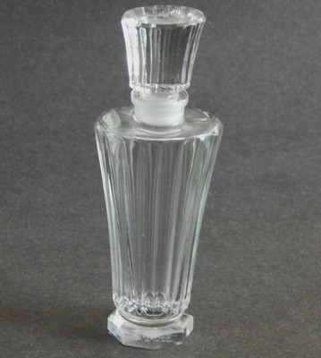 Vintage Guerlain Fluer de Feu Perfume Bottle, Empty, Damaged Stopper 5 1/2'' Tall