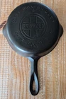Griswold Cast Iron # 4 Skillet Large Block Logo 702 Erie PA
