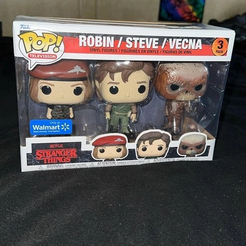 Funko Pop! Stranger Things Steve, Robin and Vecna 3 Figure