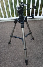 Heavy Duty Telescope Extendable Tripod w Slow Motion Control