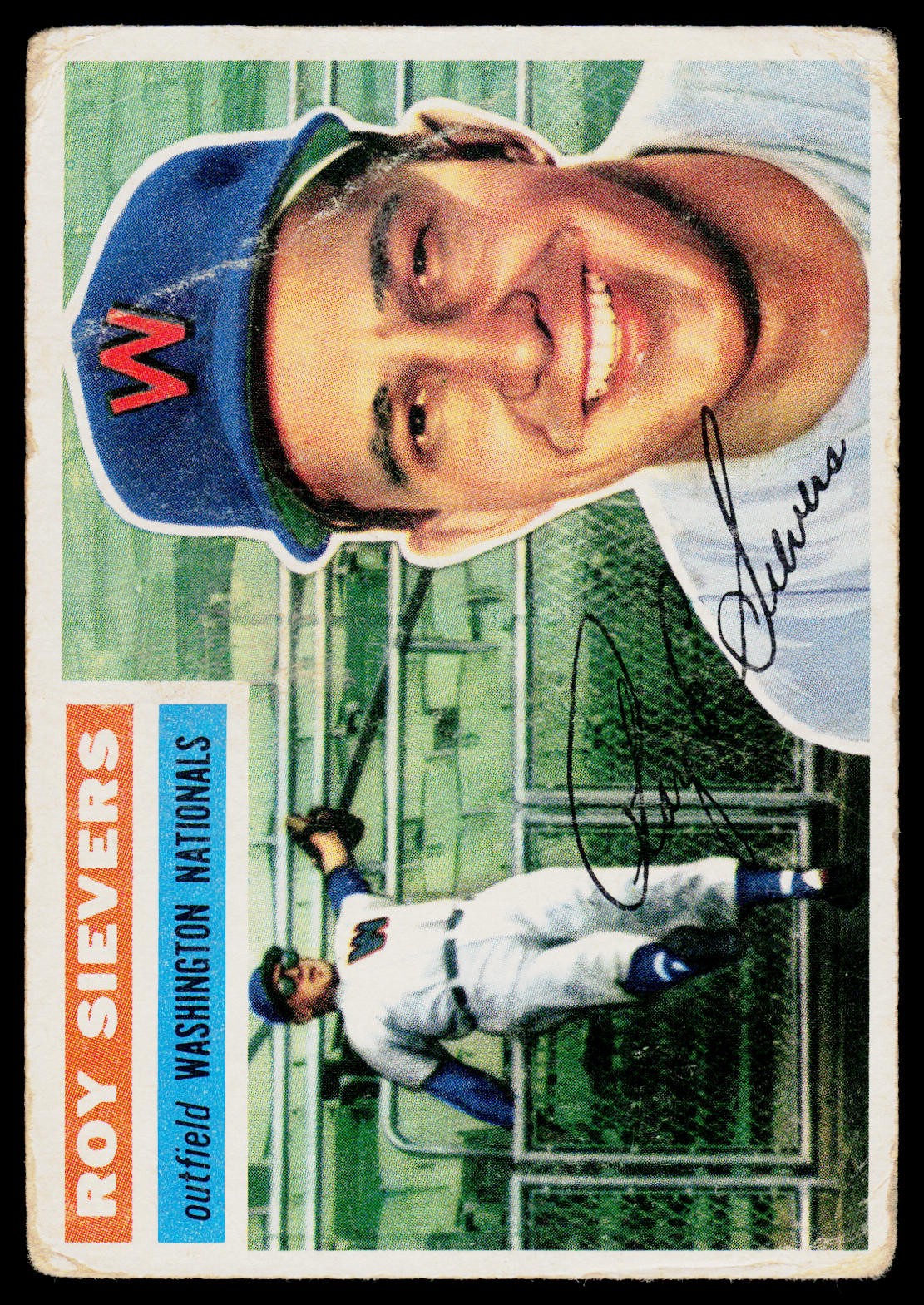 1956 Topps Gray Back #75 Roy Sievers Gray Back