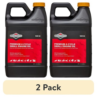 4-Cycle 48 Oz Oil SAE-30 for Small Engines pack of 2