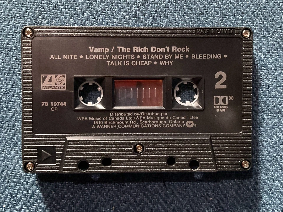 Vamp- The Rich Don’t Rock Cassette Tape - Image 3 of 3